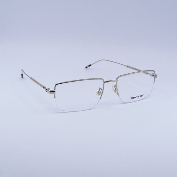 🕶️ New Montblanc MB0113O 004 Eyeglasses - Gold Frame 58mm - Picture 1 of 10